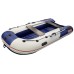 Надувная лодка ПВХ HunterBoat Stels 335 Aero, НДНД, белый/синий