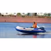 Надувная лодка ПВХ HunterBoat Stels 335 Aero, НДНД, белый/синий