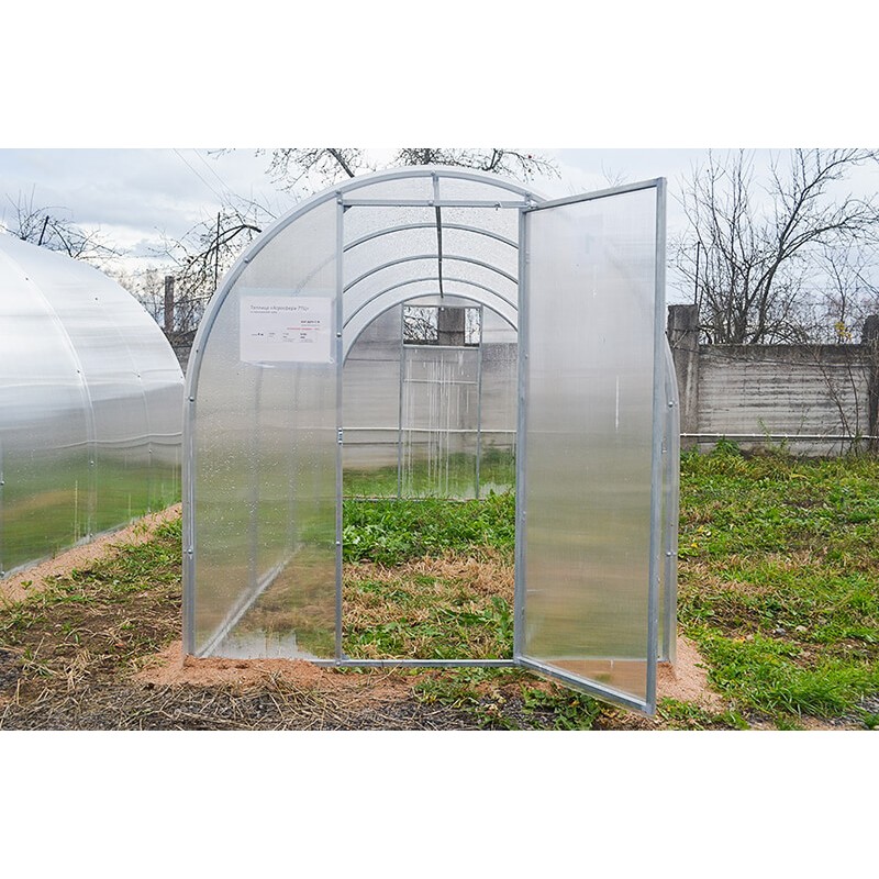 Каркас теплицы Кроха 2х4х1.9м, шаг 1 м