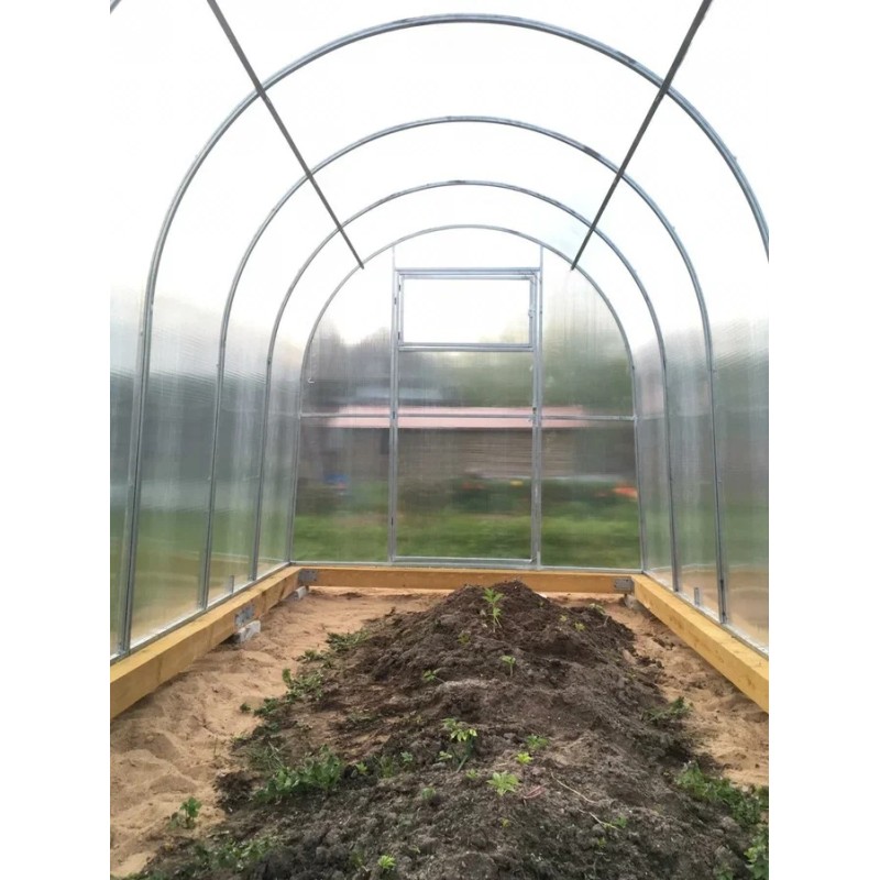 Каркас теплицы Кроха 2х4х1.9м, шаг 1 м