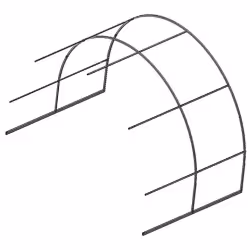 Удлинитель каркаса теплицы Кроха 2х2х1.9 м, шаг 1 м