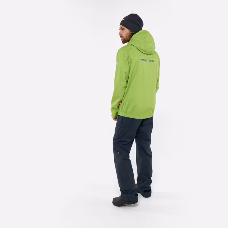 Костюм мужской Finntrail Outdoor Suit 3445 AppleGreen, мембрана Hard-Tex, зеленый, размер 54-56 (MK), 170-180 см