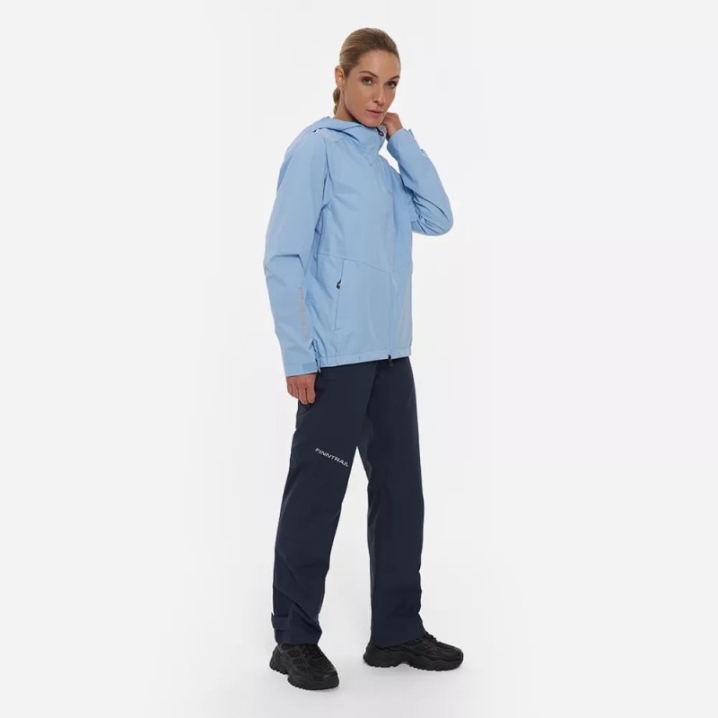 Костюм женский Finntrail Outdoor Suit W 3455 LightBlue, мембрана Hard-Tex, голубой, размер 42-44 (XS), 155-165 см
