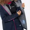 Костюм женский Finntrail Outdoor Suit W 3455 Graphite, мембрана Hard-Tex, черный, размер 50-52 (XL), 170-180 см