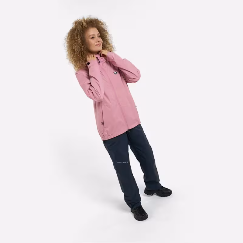 Костюм женский Finntrail Outdoor Suit W 3455 Powder, мембрана Hard-Tex, розовый, размер 50-52 (XL), рост 170-180 см