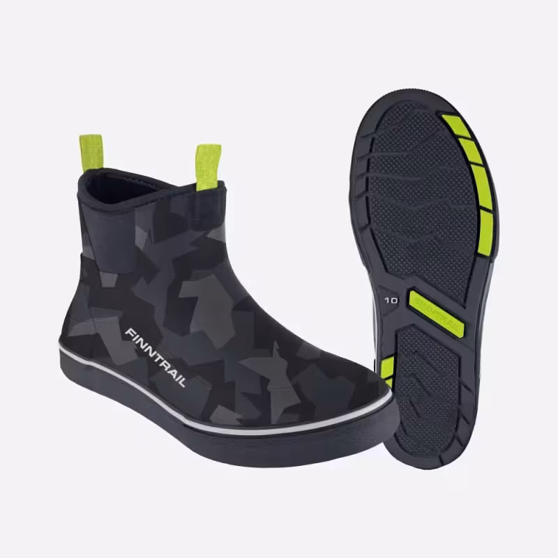 Полусапоги Finntrail Deck 7518 CamoShadowBlack, черный, размер 40