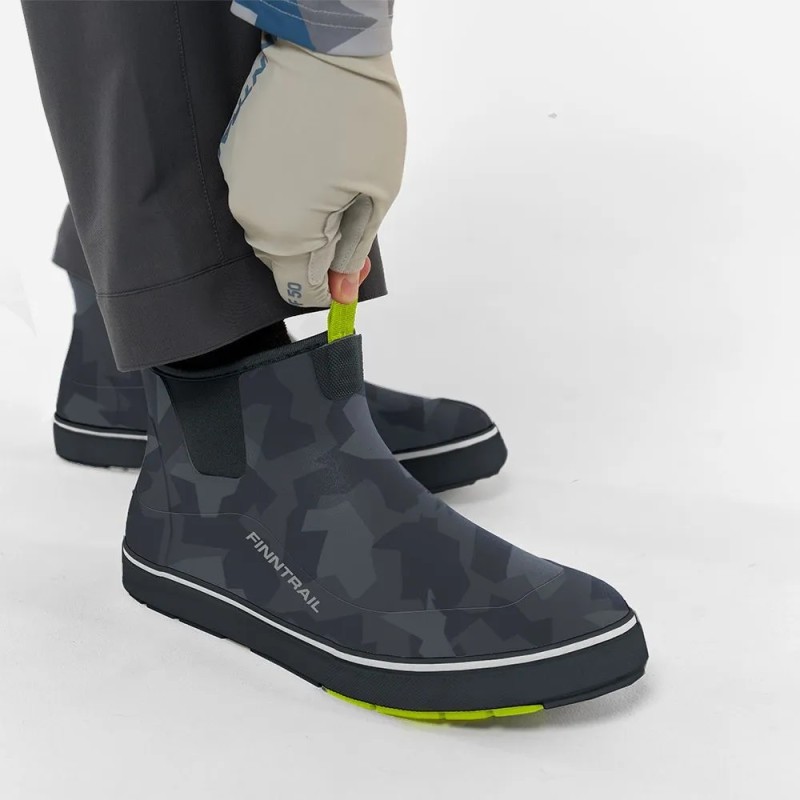 Полусапоги Finntrail Deck 7518 CamoShadowBlack, черный, размер 40