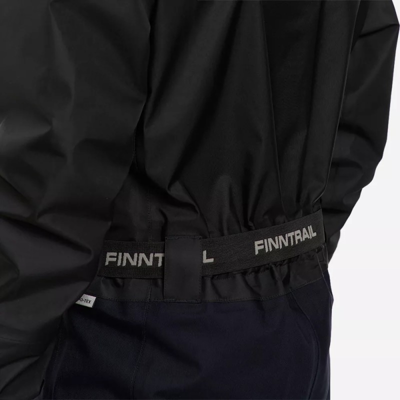 Комбинезон-вейдерсы мужской Finntrail Drysuit Pro 2504 Graphite, мембрана Hard-Tex, черный, размер 48-50 (M), 170-180 см