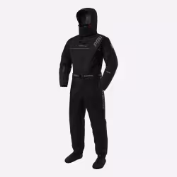 Комбинезон-вейдерсы мужской Finntrail Drysuit Pro 2504 Graphite, мембрана Hard-Tex, черный, размер 50-52 (L), 175-185 см
