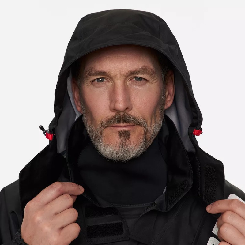 Комбинезон-вейдерсы мужской Finntrail Drysuit Pro 2504 Graphite, мембрана Hard-Tex, черный, размер 50-52 (L), 175-185 см