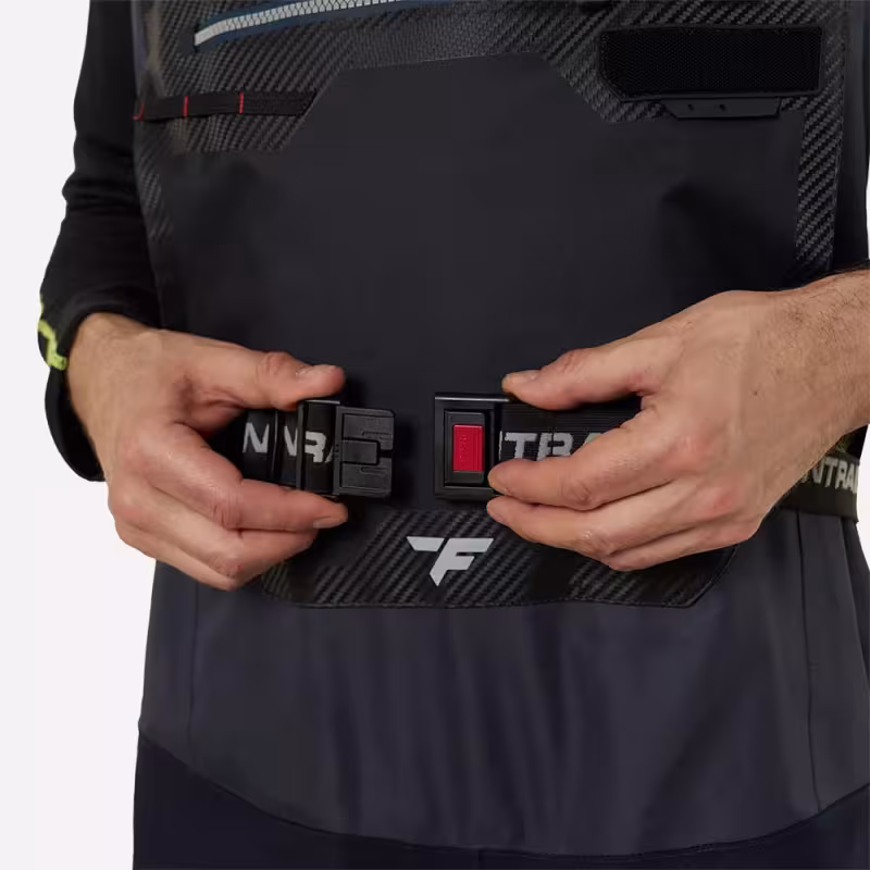 Полукомбинезон-вейдерсы мужской Finntrail Proguide 1541 DarkGrey, мембрана Hard-Tex, черный, размер 44-46 (S), 165-175 см