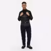 Полукомбинезон-вейдерсы мужской Finntrail Proguide 1541 DarkGrey, мембрана Hard-Tex, черный, размер 44-46 (S), 165-175 см