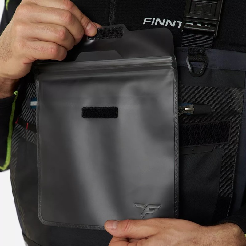 Полукомбинезон-вейдерсы мужской Finntrail Proguide 1541 DarkGrey, мембрана Hard-Tex, черный, размер 58-60 (XXL), 185-195 см