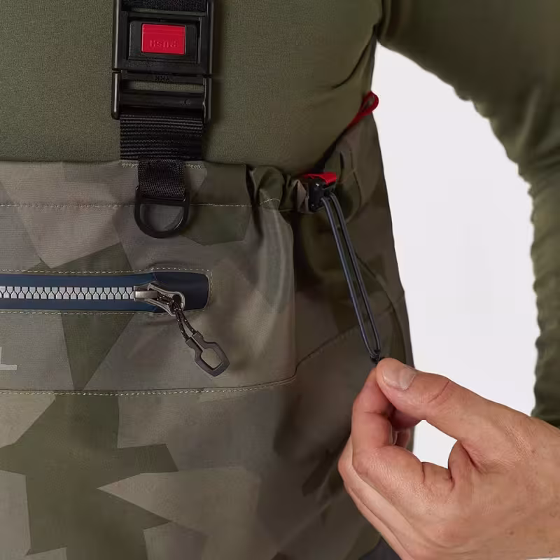 Полукомбинезон-вейдерсы мужской Finntrail Aquamaster 1536 CamoShadowGreen, мембрана Hard-Tex, зеленый, размер 58-60 (XXL), 185-195 см