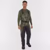 Полукомбинезон-вейдерсы мужской Finntrail Aquamaster 1536 CamoShadowGreen, мембрана Hard-Tex, зеленый, размер 58-60 (XXL), 185-195 см