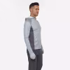 Лонгслив мужской с капюшоном Finntrail Wave Big Logo 6614 Grey, полиэстер, серый, размер 42-44 (XS), 160-170 см