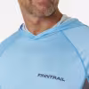 Лонгслив мужской с капюшоном Finntrail Wave Big Logo 6614 LightBlue, полиэстер, голубой, размер 62-64 (XXXL), 190-200 см