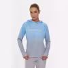 Лонгслив с капюшоном женский Finntrail Venus Hood W 6621 LightBlue, полиэстер, голубой, размер L, 170-180 см