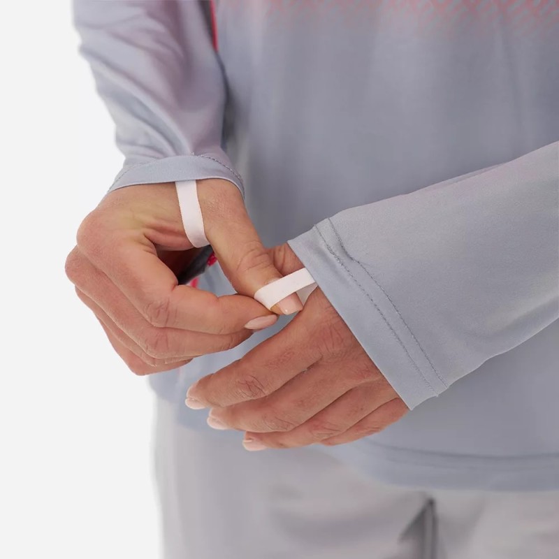 Лонгслив с капюшоном женский Finntrail Venus Hood W 6621 Rosy, полиэстер, красный, размер 48-50 (L), 170-180 см