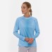 Лонгслив женский Finntrail Venus W 6620 LightBlue, полиэстер, голубой, размер 42-44 (XS), 155-165 см