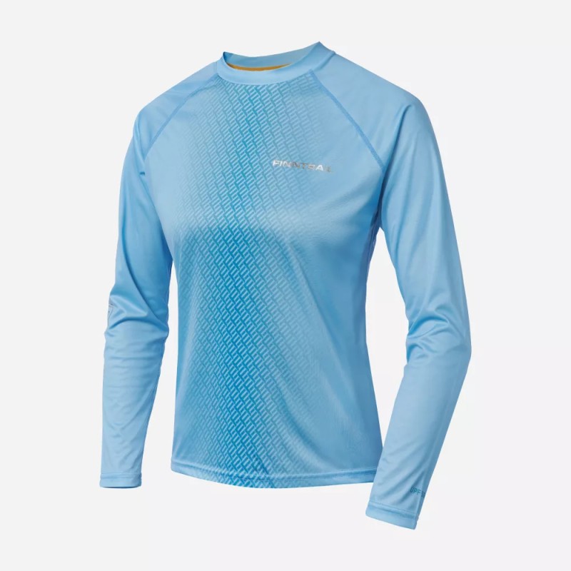 Лонгслив женский Finntrail Venus W 6620 LightBlue, полиэстер, голубой, размер 42-44 (XS), 155-165 см