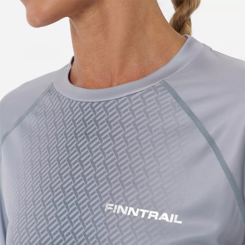 Лонгслив женский Finntrail Venus W 6620 Grey, полиэстер, серый, размер 44-46 (S), 160-170 см