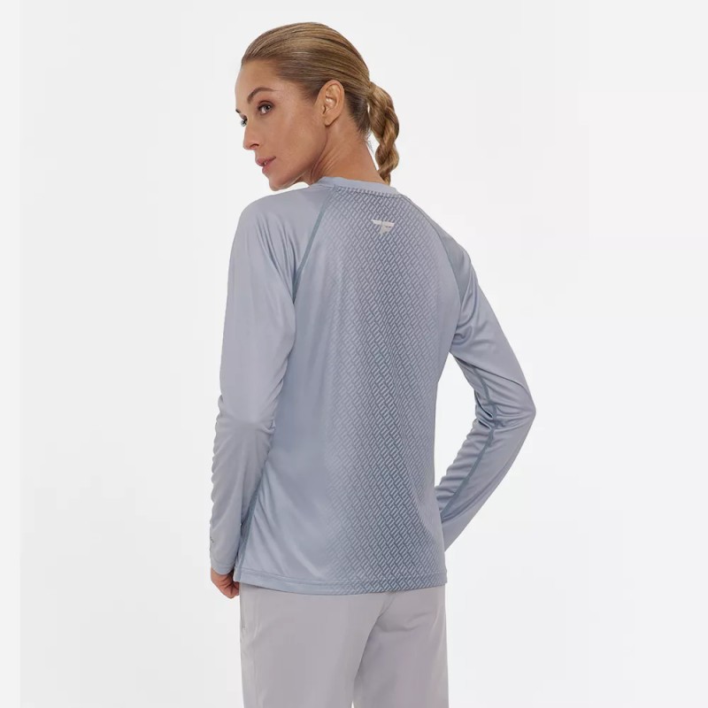 Лонгслив женский Finntrail Venus W 6620 Grey, полиэстер, серый, размер 46-48 (M), 165-175 см