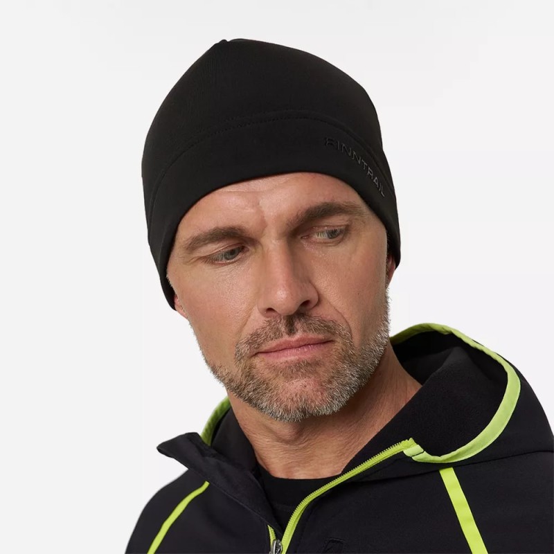 Шапка Finntrail Venom 9718 Graphite, ткань Софтшелл, черный, размер XL-XXL