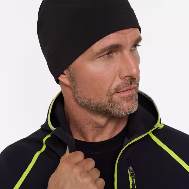 Шапка Finntrail Venom 9718 Graphite, ткань Софтшелл, черный, размер XL-XXL