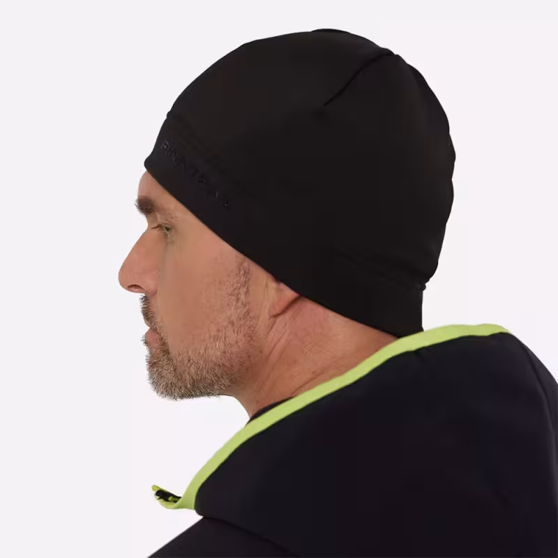 Шапка Finntrail Venom 9718 Graphite, ткань Софтшелл, черный, размер XL-XXL