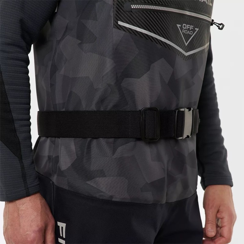 Ремень Finntrail Hard belt 8102 Black, черный, размер 75-100 см