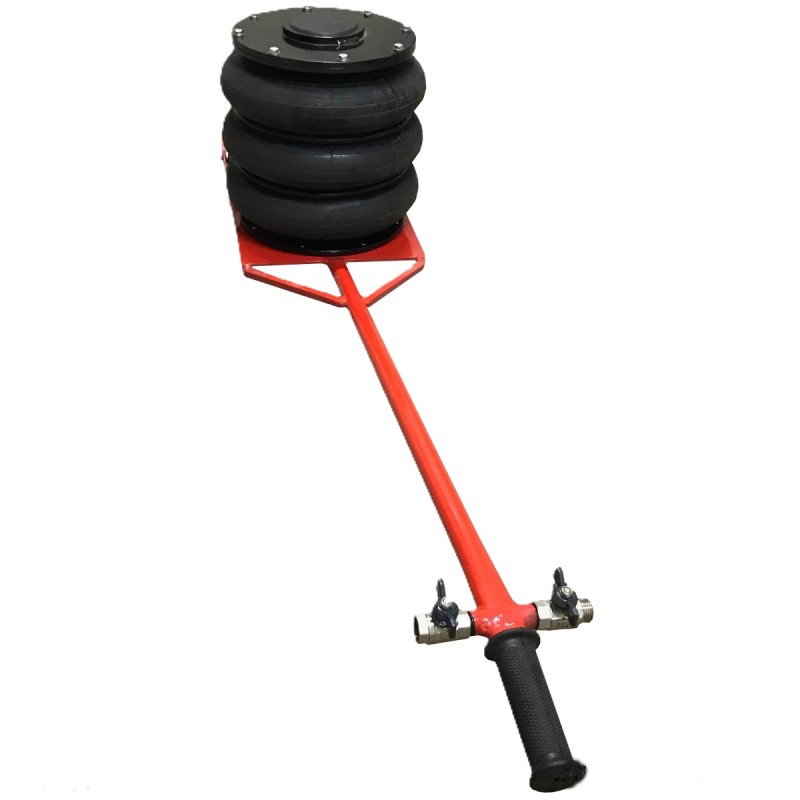 Домкрат подкатной пневматический Polarus PD07, 7 т