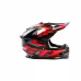 Мотошлем GTX 633, черный/красный, размер M