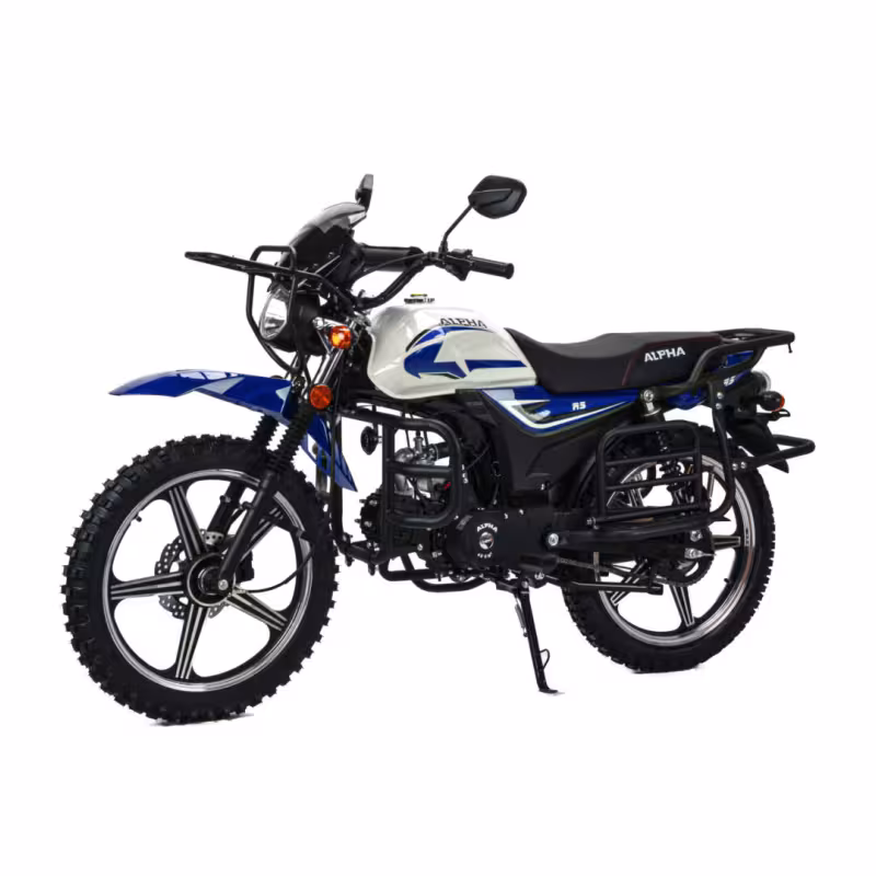 Мопед Motoland Alpha Forester RS 11, синий (колеса 17/17)