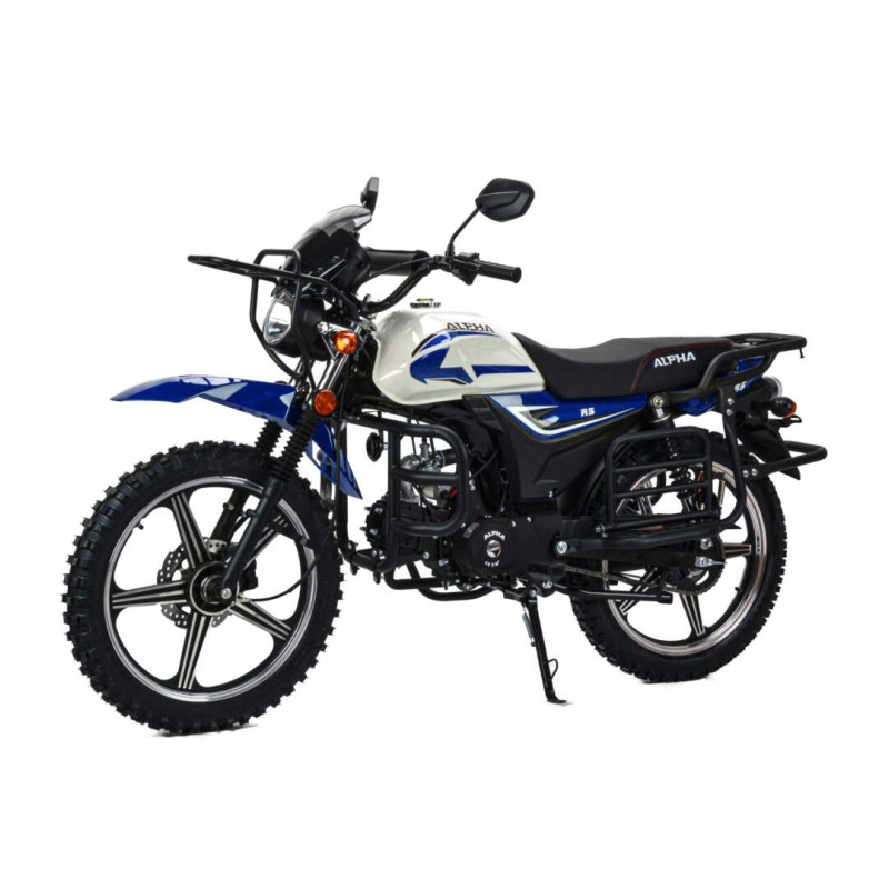 Мопед Motoland Alpha Forester RS 11, синий (колеса 17/17)