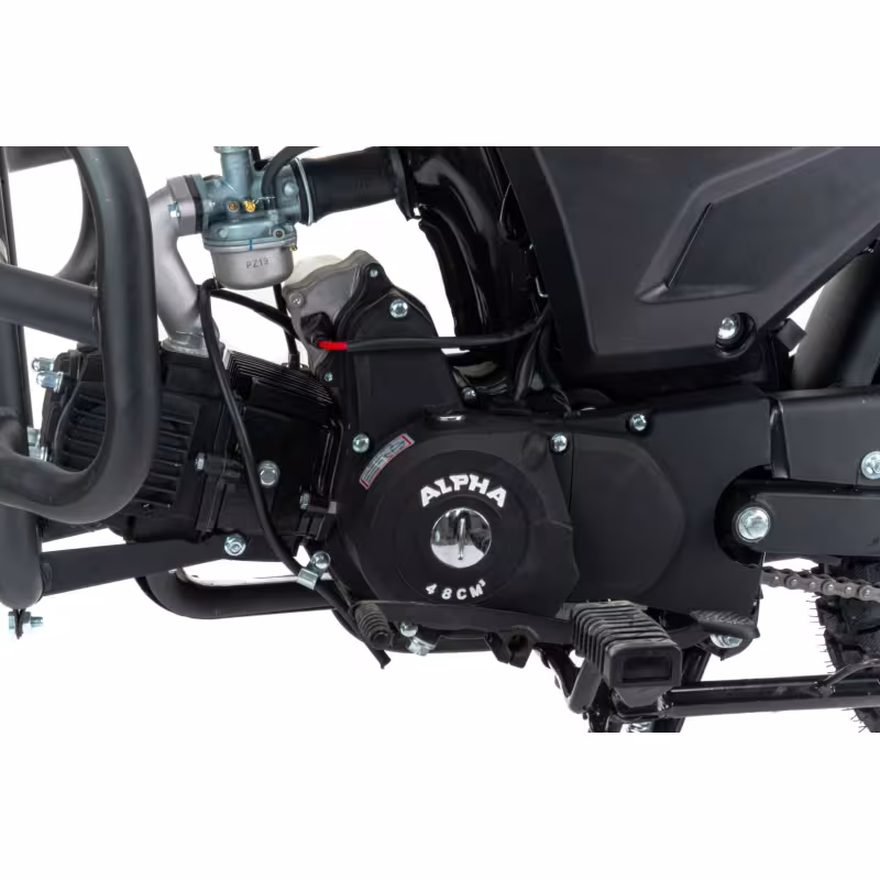 Мопед Motoland Alpha Forester RS 11, синий (колеса 17/17)