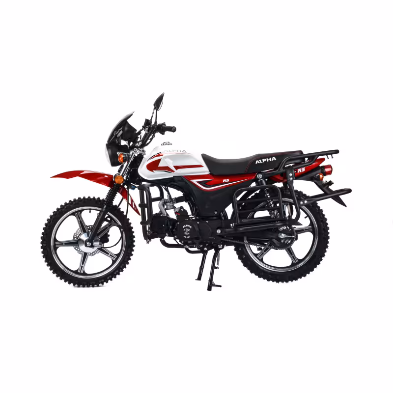 Мопед Motoland Alpha Forester RS 11, красный (колеса 17/17)