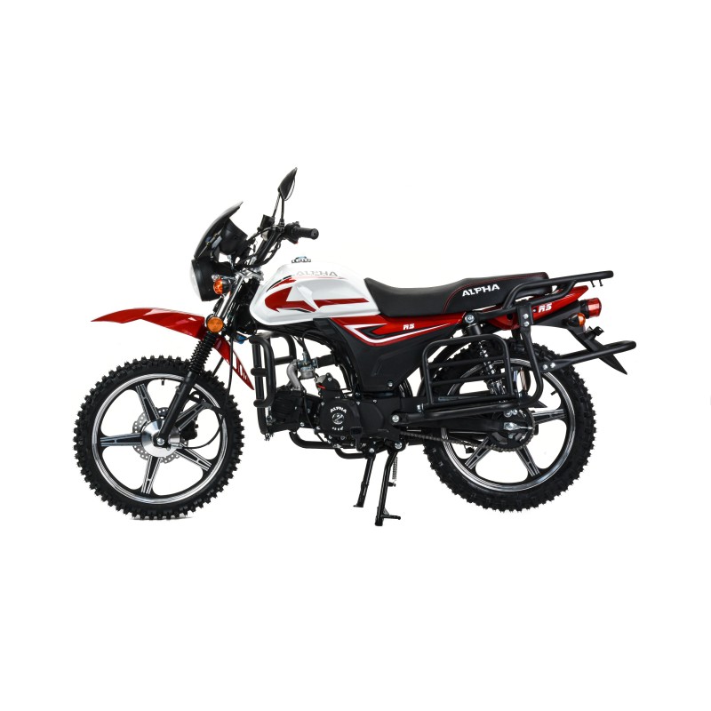 Мопед Motoland Alpha Forester RS 11, красный (колеса 17/17)