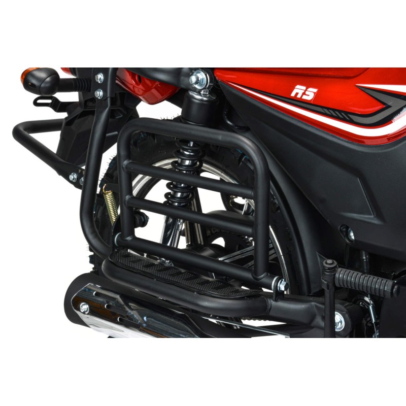 Мопед Motoland Alpha Forester RS 11, красный (колеса 17/17)