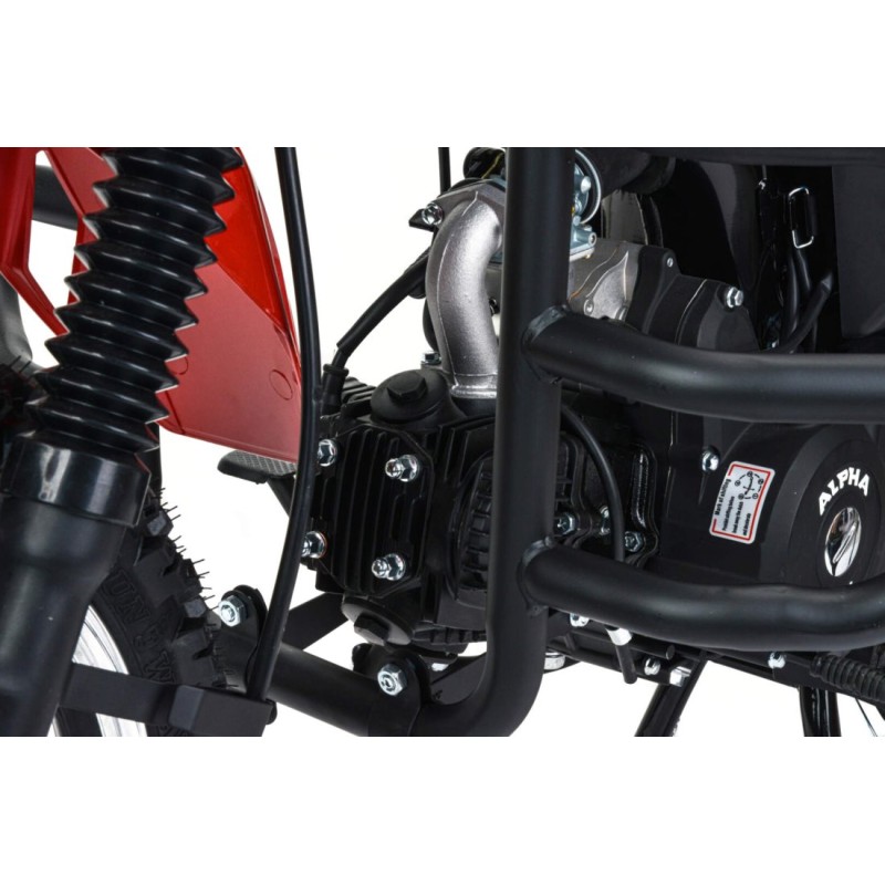 Мопед Motoland Alpha Forester RS 11, красный (колеса 17/17)