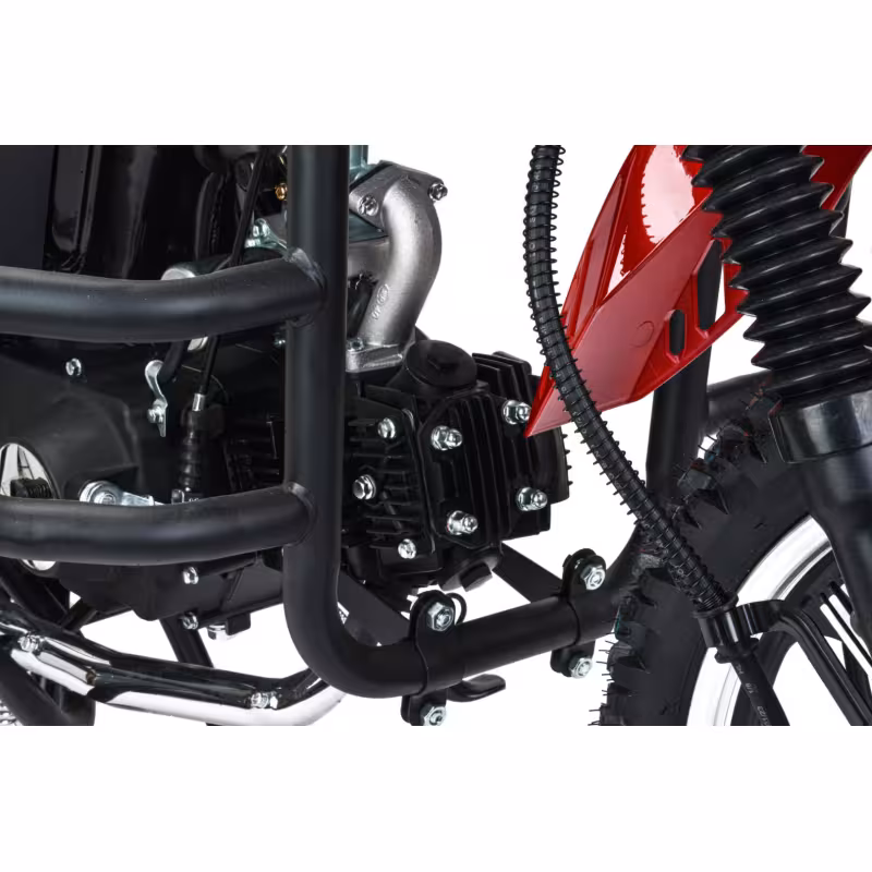 Мопед Motoland Alpha Forester RS 11, красный (колеса 17/17)