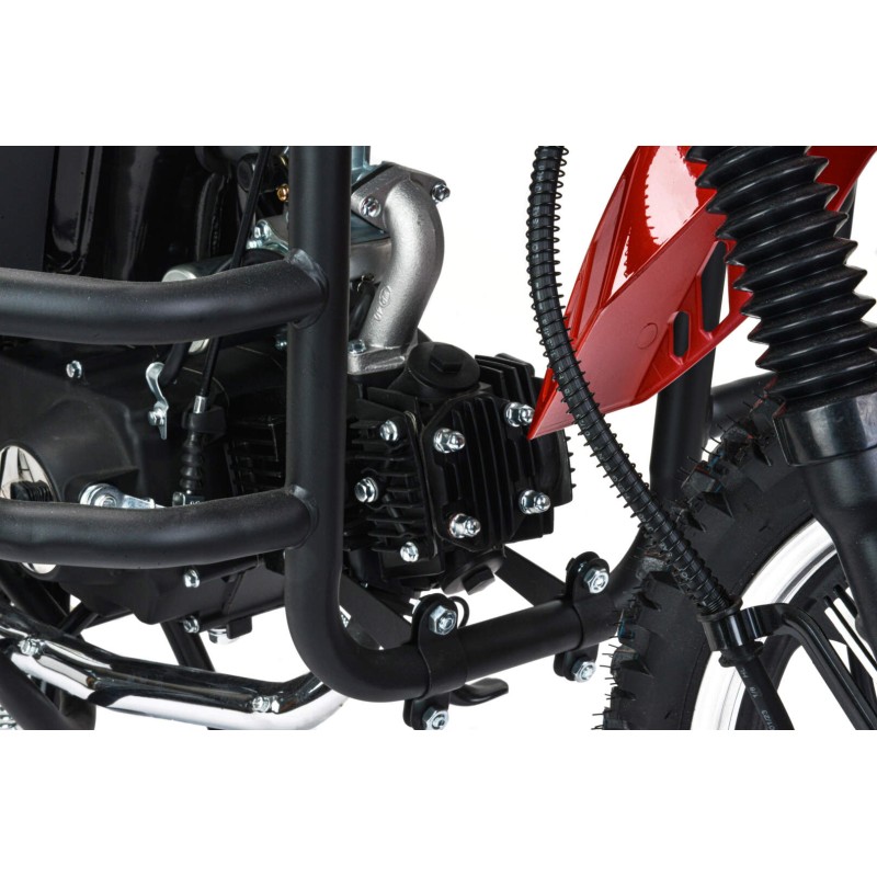 Мопед Motoland Alpha Forester RS 11, красный (колеса 17/17)