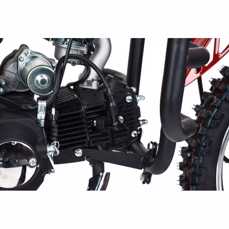 Мопед Motoland Alpha Forester RS 11, красный (колеса 17/17)