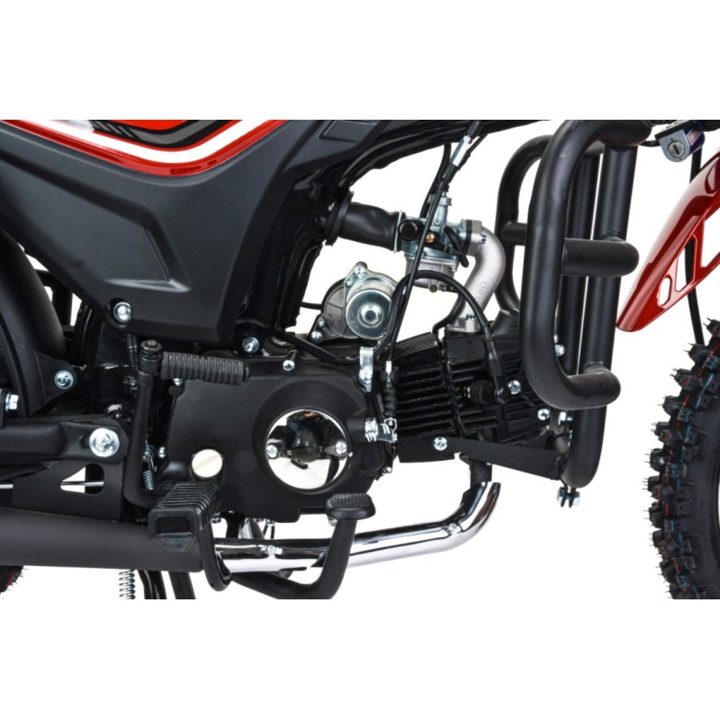 Мопед Motoland Alpha Forester RS 11, красный (колеса 17/17)