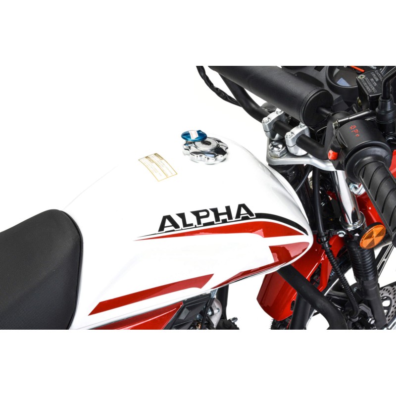 Мопед Motoland Alpha Forester RS 11, красный (колеса 17/17)