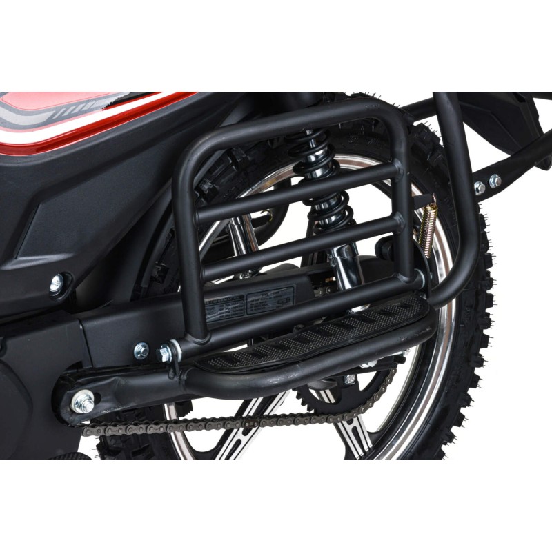 Мопед Motoland Alpha Forester RS 11, красный (колеса 17/17)