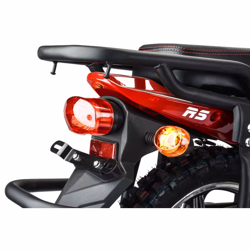 Мопед Motoland Alpha Forester RS 11, красный (колеса 17/17)