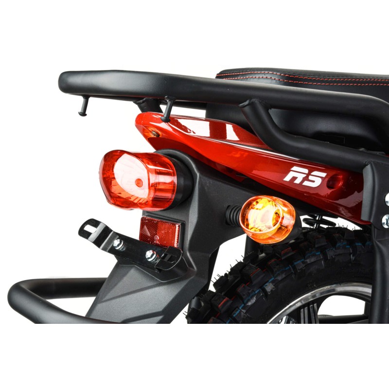 Мопед Motoland Alpha Forester RS 11, красный (колеса 17/17)