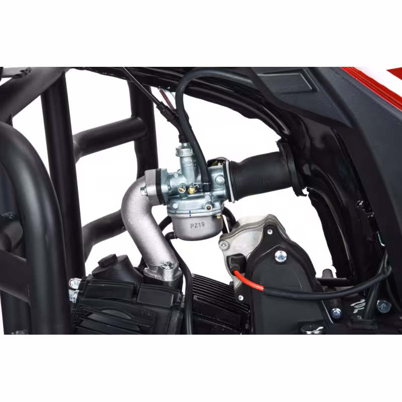 Мопед Motoland Alpha Forester RS 11, красный (колеса 17/17)