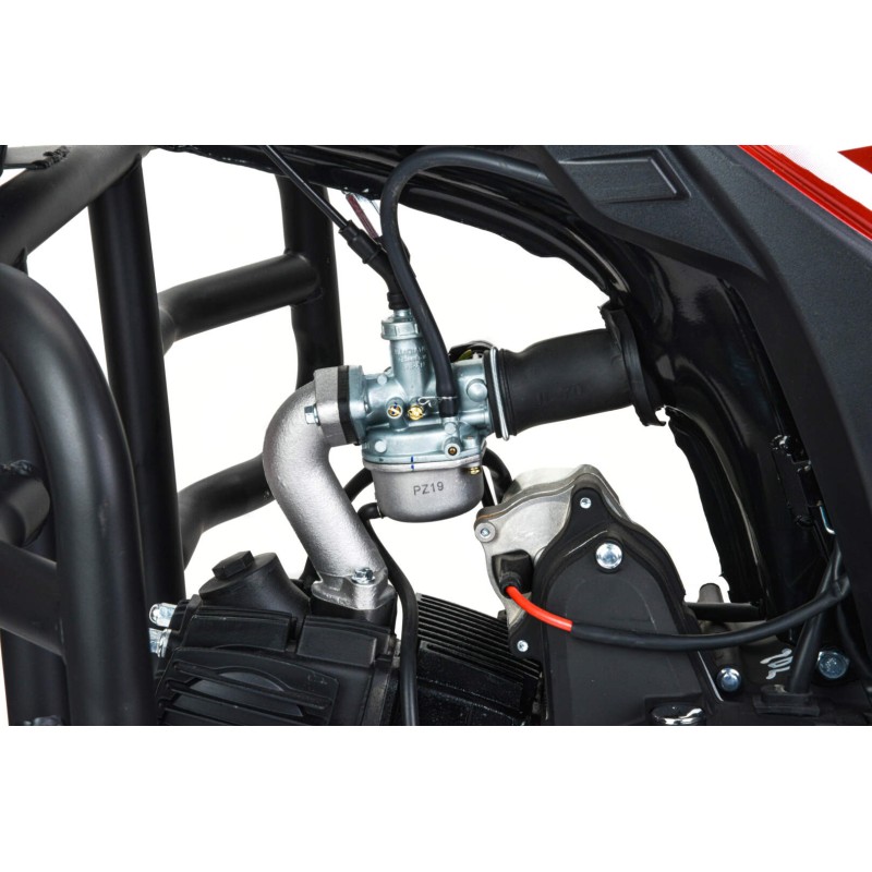 Мопед Motoland Alpha Forester RS 11, красный (колеса 17/17)